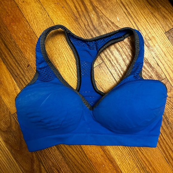 PINK Victoria's Secret Other - Women’s PINK VS high support mesh blue sports bra size large